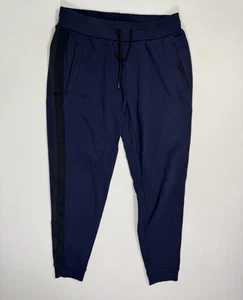 Hugo Boss Fleece Joggers Men’s XL Navy Blue Sweatpants Cotton Athleisure City - Picture 1 of 11