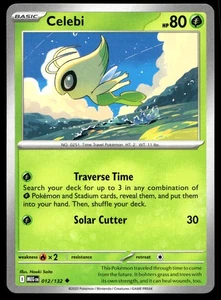 Celebi 012/132 Pokemon ME01: Mega Evolution Non Holo - Picture 1 of 2