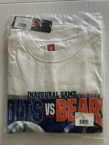 2008 Colts vs Bears Lucas Oil Stadium Inaugural Game T-Shirt XL NFL NWT Sealed!! - Picture 1 of 6