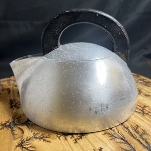 Wagner Ware Sidney-O Magnalite 1930 Art Deco bollitore tè teiera 4133M vintage RARO - Foto 1 di 8