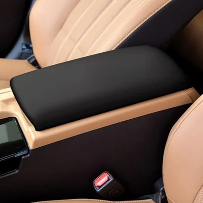 Center Console Armrest Cover for Lexus ES Series 2013-2018 Black Leather Foto 1 de 4