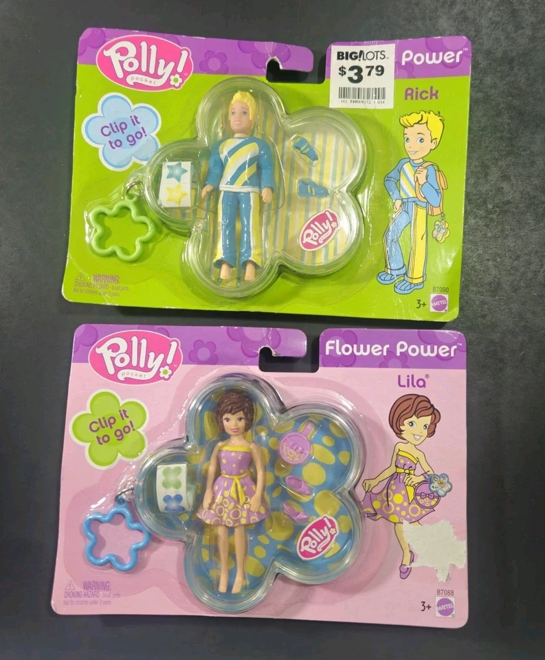 Polly Pocket Mattel Sparkle Stars Lea Clip It to Go C3703 2003