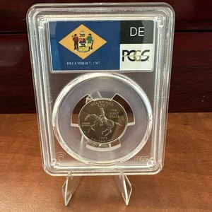 1999 - S  Clad Washington Quarter - Delaware - PCGS PR69DCAM - Flag Series - Picture 1 of 2