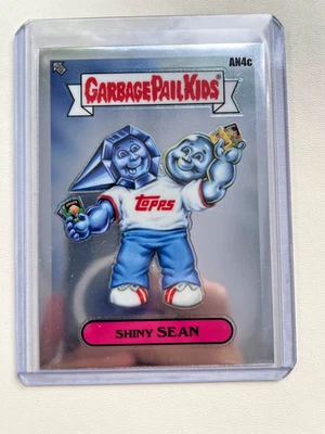 Garbage Pail Kids Chrome Series 4 Shiny Sean AN4c C Variation Short Print - Image 1 of 2