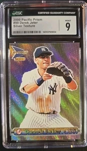 2000 Pacific Prism - Derek Jeter #99 Silver Texture - Mint 9 - Picture 1 of 2