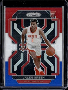 2021-22 Panini Prizm #306 Jalen Green Rookie Red White Blue Prizm NM-MINT++ - Picture 1 of 2
