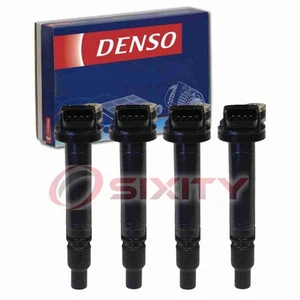 4 pc Denso Direct Ignition Coils for 2009-2019 Toyota Highlander 2.7L L4 jt - Picture 1 of 5