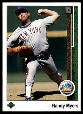 1989 Upper Deck #634 Randy Myers - Image 1 of 2