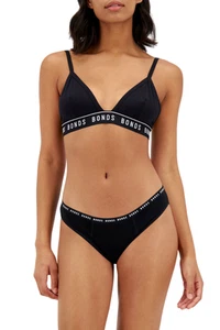 3 x Bonds Womens Bloody Comfy Period Bikini Light Days Underwear Black - Picture 1 of 5