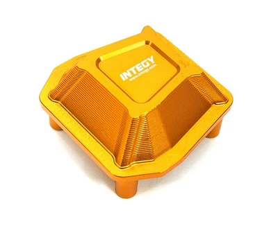 Billet Machined Alloy Differential Cover for Axial SCX6 Crawler - Orange 252002 - Image 1 of 3