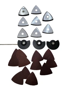 Paquete de surtido de papel de lija con detalle de triángulo Ryobi juego de almohadilla/hojas de lijado OB - Imagen 1 de 4