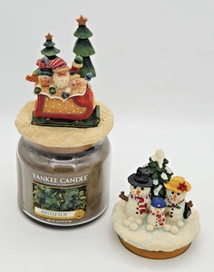 Yankee Candle Housewarmer Mistelzweig 14,5 oz Glas mit 2 Weihnachtsglasaufsätzen - Bild 1 von 21
