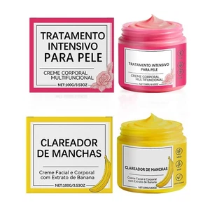 Multifunctional Body Cream - Rose/Banana - Intensive Skin Multi Body Lotion Fast - Bild 1 von 15