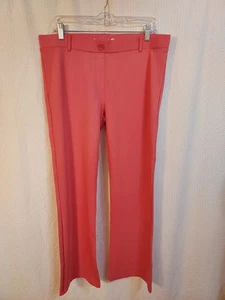 Betabrand Damen Hose Gr. XL Bootcut Pull On Koralle Rosa Büro Capsule - Bild 1 von 12