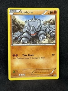 Rhyhorn 74/160 HP, Carta Pokémon, Primal Clash, 2015, Lucha, Común - Imagen 1 de 2