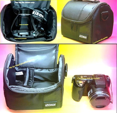 BOLSA ESTUCHE para CÁMARA NIKON COOLPIX P520 P500 P510 P530 P600 P610, SOLO se adapta a CÁMARA Foto 1 de 4