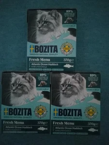 3 Bozita (Schellfisch) Katzen Nassfutter 370g Tetrapak - Bild 1 von 1