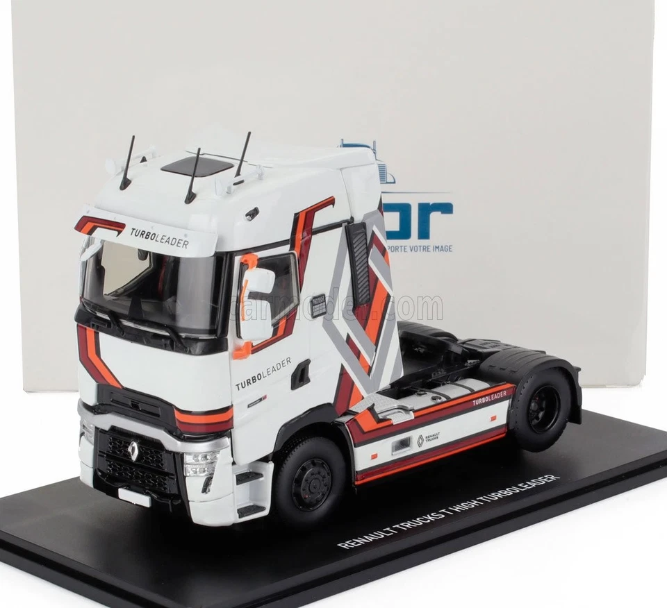 Renault Trucks T High Trattore 1/43 Bianco Decor Turboleader - Eligor 118160