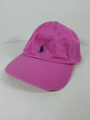 Polo Ralph Lauren Hat Cap Womens Pink Adjustable Leather Strap - Image 1 of 4