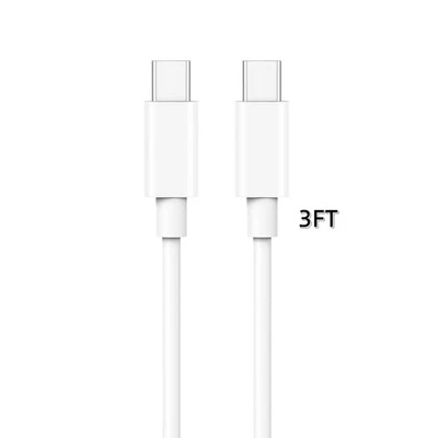 Wholesale 10FT 60W USB-C to USB-C Cable PD Fast Charger Cord For iPhone 15 16 17 - Image 1 of 4