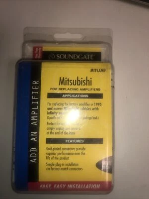 Añadir un amplificador en 1995 y vehículos Mitsubishi más nuevos con sistema de sonido Infinity Foto 1 de 4
