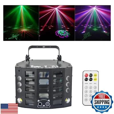 Party Lights Dj Disco Light 4in1 Led Strobe Lights Wash Light Led Butterfly B - Image 1 of 4