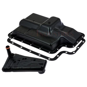 1989-05 E4OD-4R100 Transmission Oil Pan Service Kit Deep Style with Drainplug - Picture 1 of 7