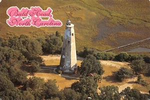 # H2787 BALD HEAD, N.C. POSTCARD, LIGHT HOUSE - Picture 1 of 2