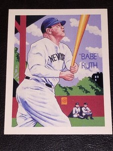 1991 Diamond Stars #1 Babe Ruth - Batting Tips (The Home Run) Yankees Sweet Card