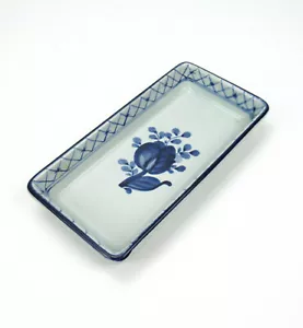 Alumina Fajance Schale Serie Tranquebar Blue Denmark Dish 14 x 7 cm - Picture 1 of 4