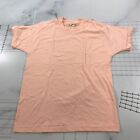 Vintage Screen Stars T Shirt Mens Medium Light Pink Short Sleeve Crew Neck