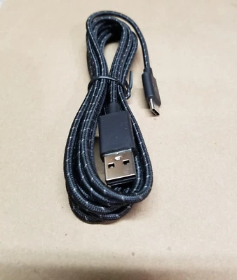 Cable de carga micro USB trenzado de 9 pies para controlador Microsoft Xbox One Elite Foto 1 de 4