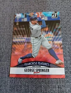 2019 Donruss Franchise Features Red #21 George Springer/Estevan Florial 049/149 - Picture 1 of 2