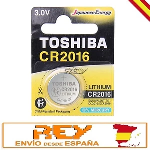 Pila Boton TOSHIBA CR2016 3V Tipo Botón Litio Blister Nuevo Gran Calidad b124 vr - Imagen 1 de 9