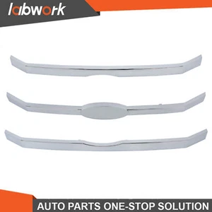 Labwork Front Upper Grill Grille Bars Insert For 2009-2012 Ford Flex Chrome 3PC - Picture 1 of 23