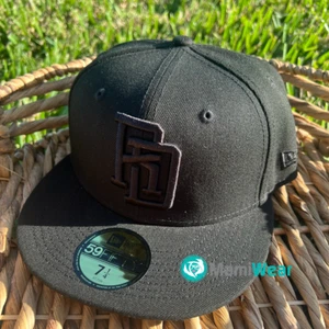 Dominican Republic World Baseball Classic 7 1/4 Hat New Era Black (Black Logo) - Picture 1 of 5