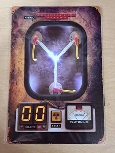 Back to the Future Flux Capacitor Metal Sign - Picture 1 of 4