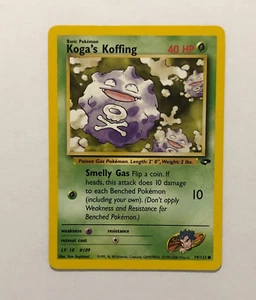 Pokemon Card Gym Challenge Koga's Koffing 79/132 Excellent Condition - Picture 1 of 3