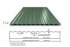 Aluminium Trapezplatten T-14 - Bild 1 von 4