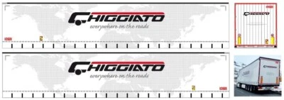 Nuova CHIGGIATO trasporti  adesiva trasparente per rimorchi Herpa 1/87. - Immagine 1 di 2