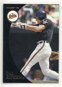 1994 Score Burger King Baseball - #3 - Cal Ripken Jr. - Baltimore Orioles