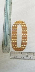 Olds Chool BMX Gold Prisma Nummernschild #0 GT NOS 5,5" SELTEN Zeronine Haro - Bild 1 von 1