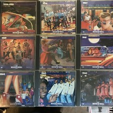 TIME LIFE 9CD Lot all by year 1954-1964 from Rock n Roll Era and Classic Rock EX