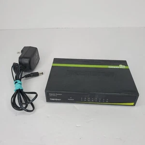 TRENDNET TEG-S80g 8-port Gigabit Network Switch w/ Power Supply - Picture 1 of 7