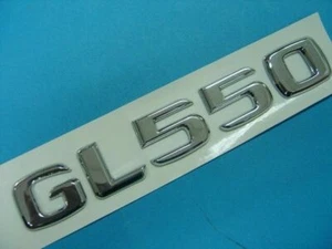 CHROME * GL550 * TRUNK LETTER EMBLEM BADGE FOR MERCEDES BENZ GL-CLASS AMG - Picture 1 of 2