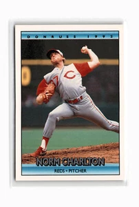 Norm Charlton Baseball #102 1992 Donruss Cincinnati Reds - Picture 1 of 2