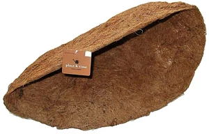 15" HALF ROUND COCO LINER 15" X 7.5" X 7.5" - Picture 1 of 2