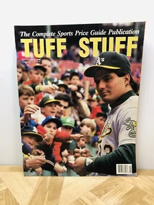 Tuff Stuff Magazin September 1990 Jose Canseco Cover - Bild 1 von 3