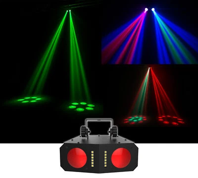 Chauvet DJ Duo Moon LED Moonflower/Strobe Effect Light, Sound-Activated Programs - Image 1 of 4