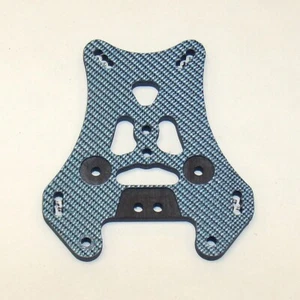 XTREME RACING TEAM ASOCIADO RC8 AZUL FIBRA CARBONO TORRE DE CHOQUE TRASERO XTR10915B - Imagen 1 de 1
